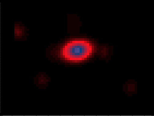 spatio-spectral cut of a restored integral field spectrograph data